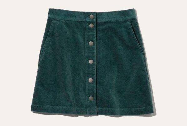 Corduroy Mini Skirt