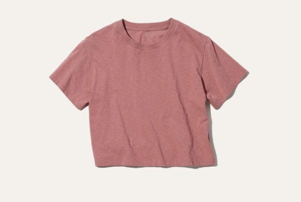 Ribbed Short Sleeve T-Shirt