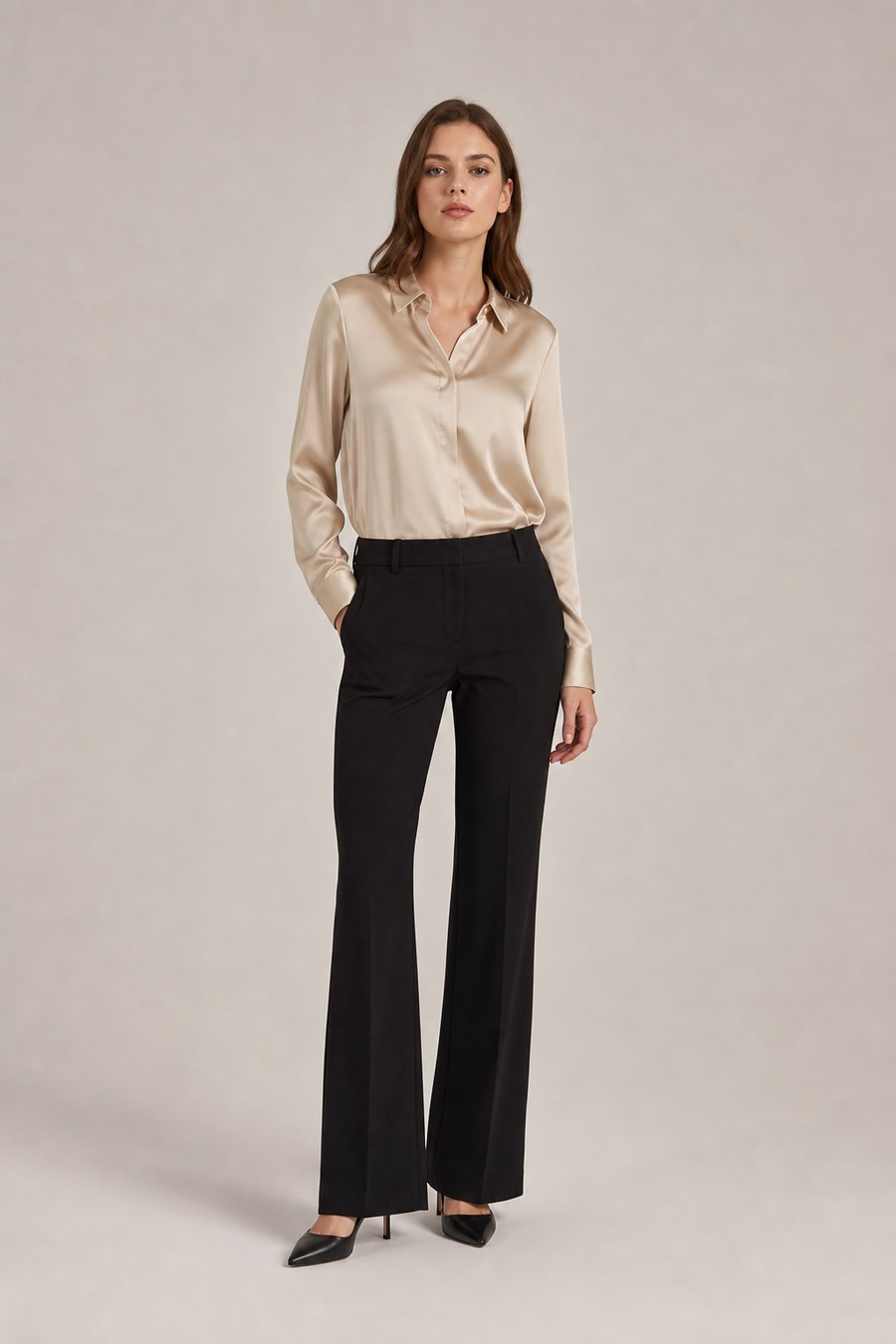 Celeste Satin Blouse